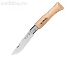 Нож Opinel №5, нержавеющая сталь, рукоять из бука, 001072
