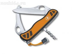 Нож Vic. 0.8331.MC9 One-hand (orange/black), 80 мм, ст. Dauphinox 