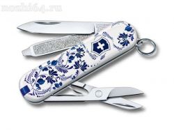 Нож-брелок Vic. 0.6223.L2110, Porcelain Elegance, 58 мм, нерж.ст.