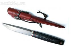 Общая длина, мм: 250<br />
Длина клинка, мм: 125<br />
Длина рукояти, мм: 125<br />
Ширина клинка, мм: 23<br />
Толщина обуха, мм: 3.5<br />
Твердость, hrc: 63-64 HRC (КРИО)<br />
Спуски: прямые<br />
Монтаж рукояти: Всадной<br />
Материал рукояти: Карбо